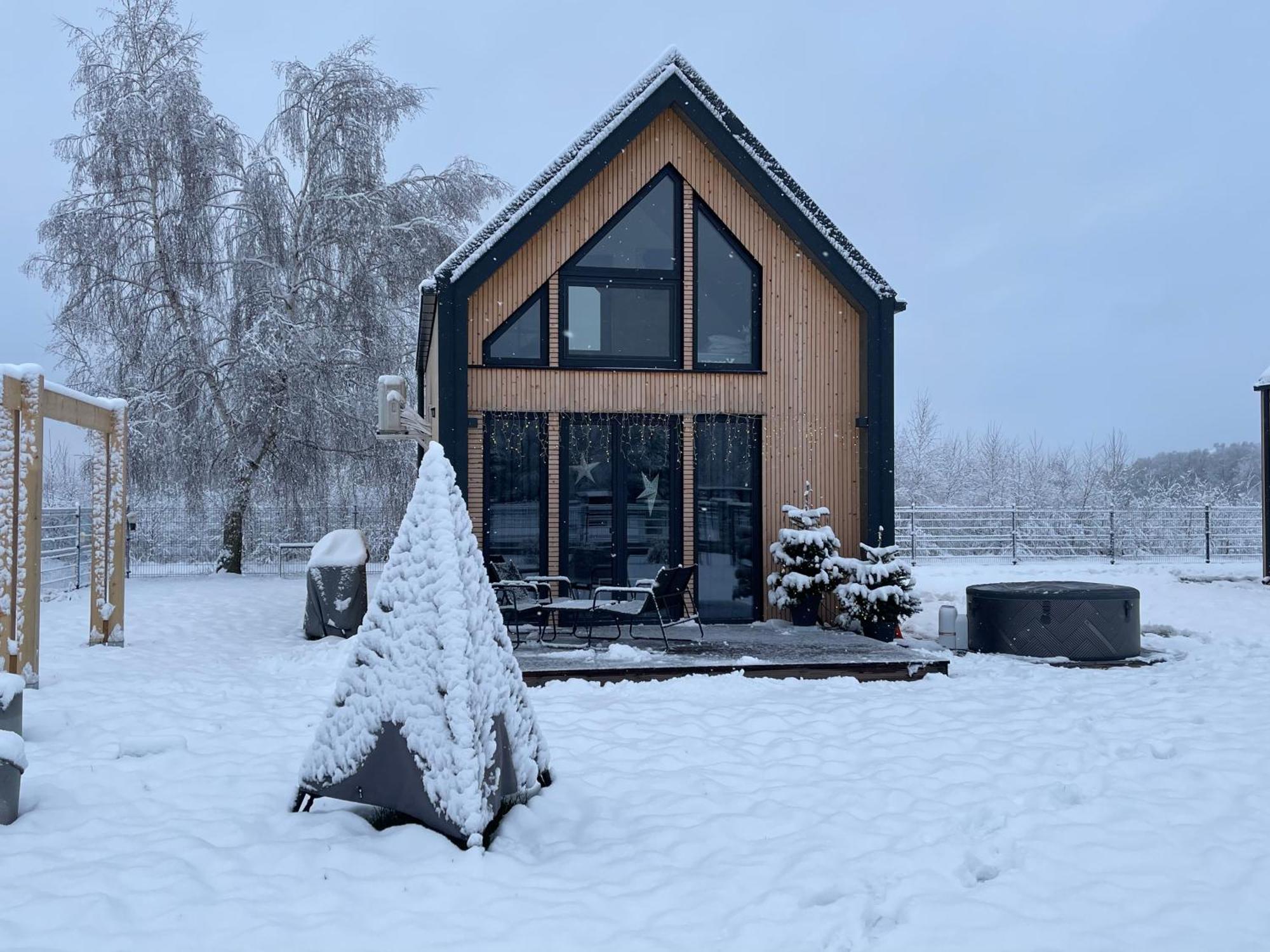 Mazurska Stodola Na Polwyspie Pilchowskim Pilchy Esterno foto